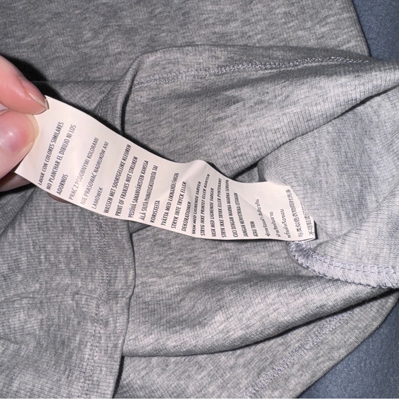 NWOT CottonOn Supreme Gray Sleeveless Tank Bodycon Dress with Lace Trim - Picture 7 of 8